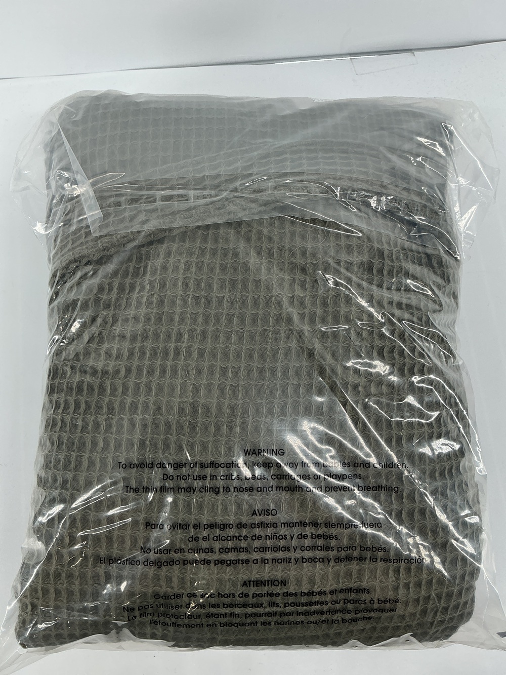 Organic Turkish Waffle Robe - Picture 2 of 3
